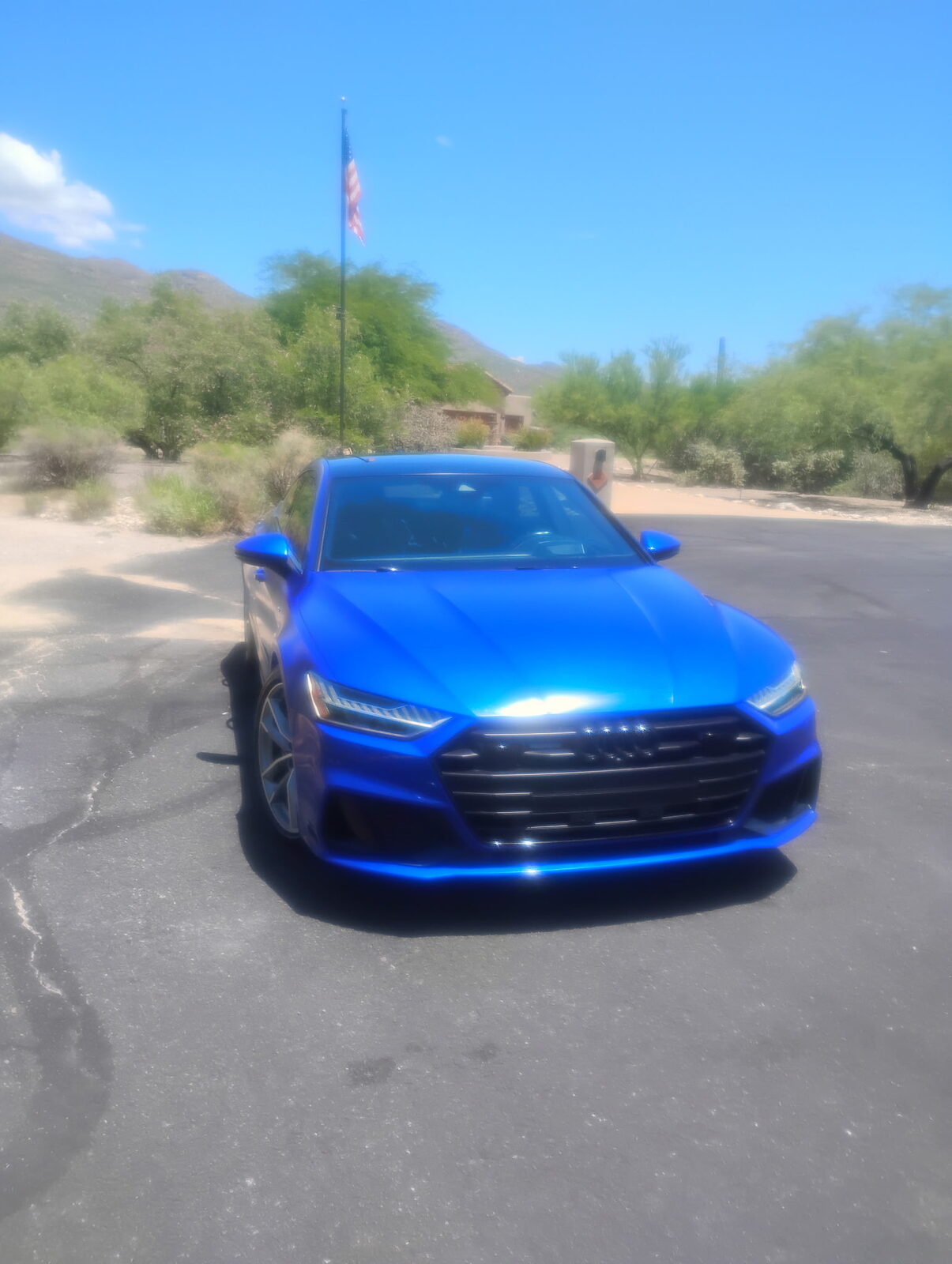 Work truck detailed on site near Vail, AZ