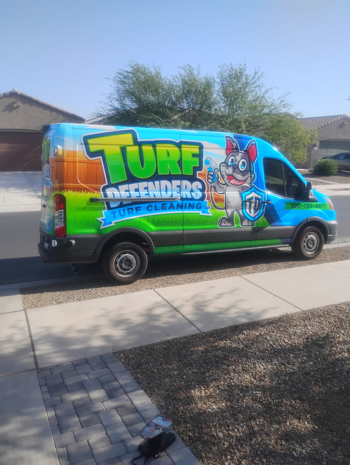 Ceramic coating applied to a car in Tucson